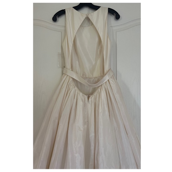 AMSALE Troy Silk Taffeta Wedding Gown - Picture 11 of 16